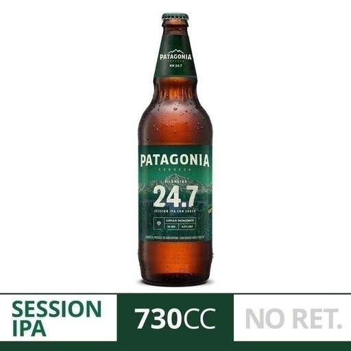[109106] Cerveza Patagonia 710 Ipa 24.7 Bot 710ml x 6u