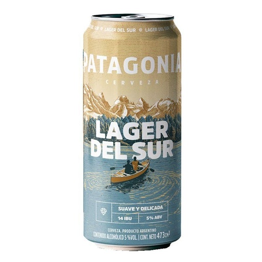 [109118] Cerveza Patagonia Lager Del Sur Lata 473ml x 24u
