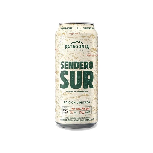[109121] Cerveza Patagonia Sendero Sur Lata 473ml x 24u
