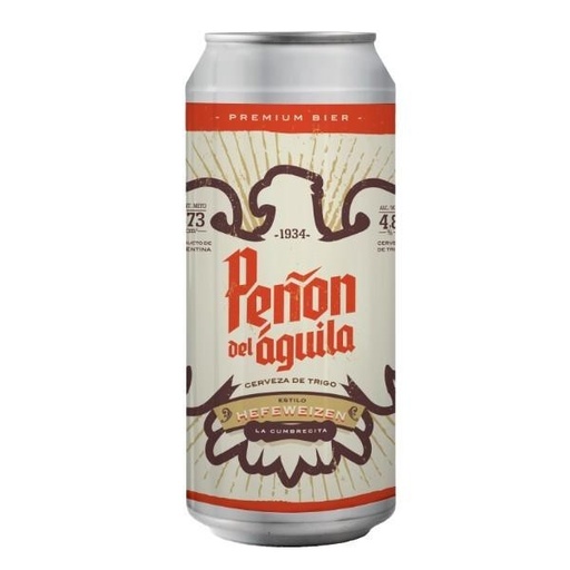 [109130] Cerveza Peñon Aguila Hefeweizen Lata 473ml x 6u