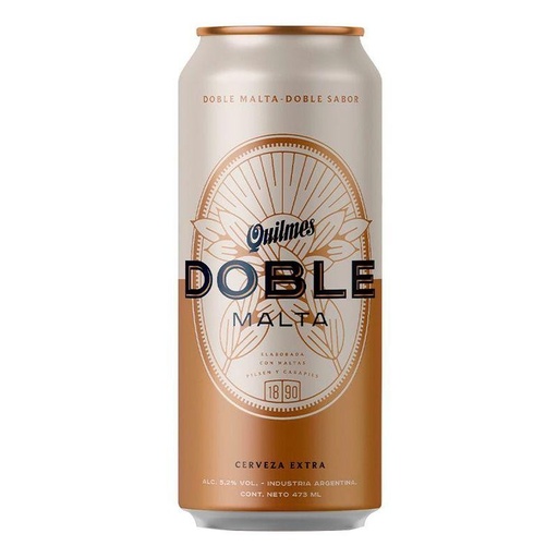 [109150] Cerveza Quilmes Doble Malta Lata 473ml x 24u