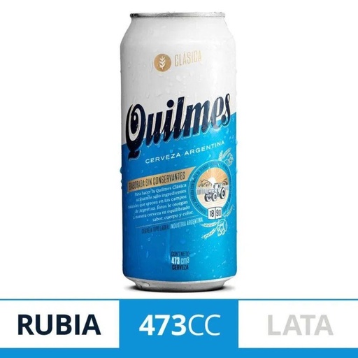 [109151] Cerveza Quilmes Lata 473ml x 24u