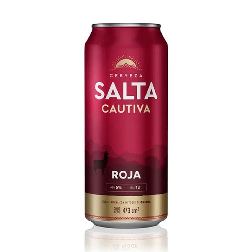 [109160] Cerveza Salta Roja Lata 473ml x 24u