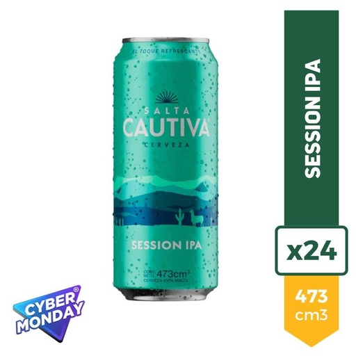 [109162] Cerveza Salta Session Ipa Lata 473ml x 24u