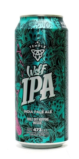 [109184] Cerveza Temple Wolf Lata 473ml x 24u