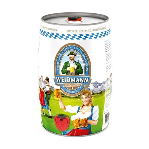 [109188] Cerveza Weidmann Hefeweiss Barril 5l x 2u