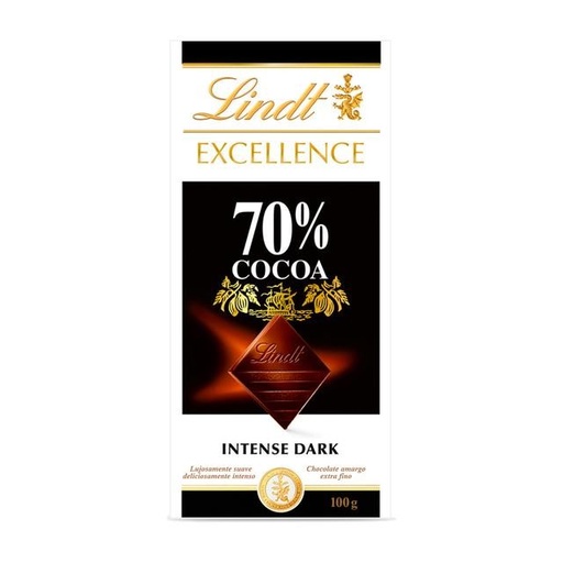 [211024] Lindt Excelence 70% Cacao 100gr x 20u