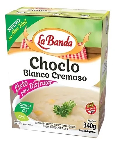 [212003] Granos Choclo Blanco Cremoso La Banda Pack 340gr x 24u