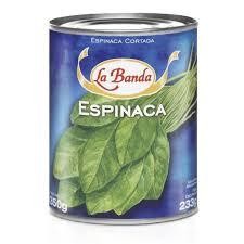 [212010] Espinaca Cortada La Banda Pack 350gr x 24u