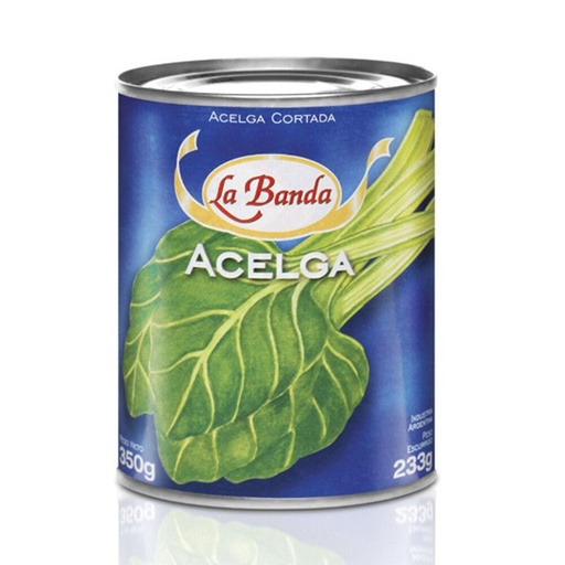 [212016] Acelga Cortada La Banda Pack 350gr x 24u