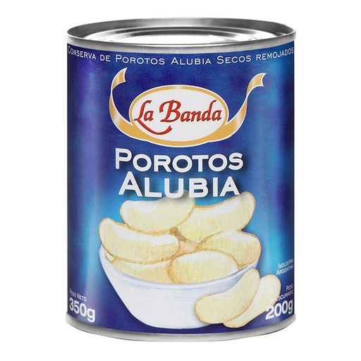 [212047] Porotos Alubia Secos Remojados La Banda 350gr x 6u
