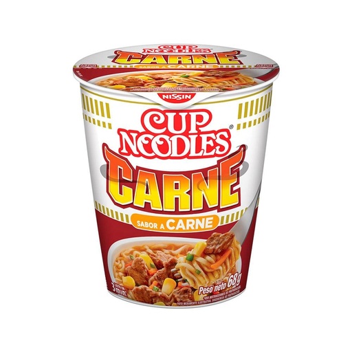 [215002] Nisin Cup Noodles Carne 69gr x 24u
