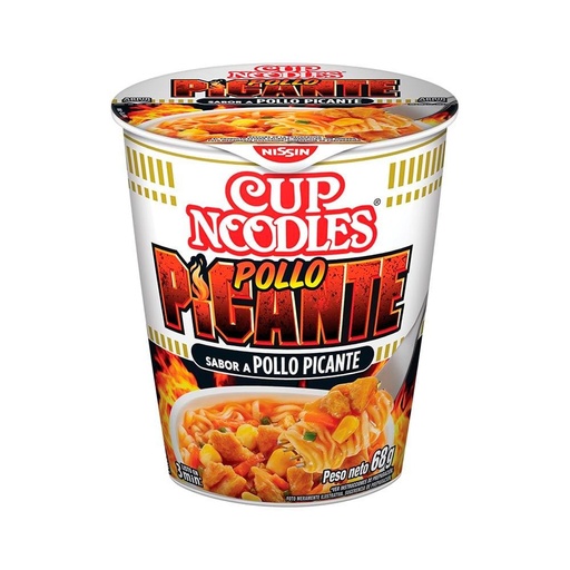 [215006] Nisin Cup Noodles Pollo Picante 71gr x 24u