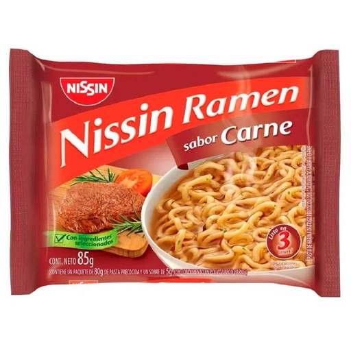 [215009] Nisin Ramen Carne 85gr x 30u