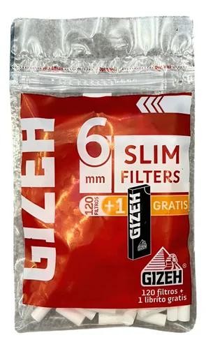 [502004] Filtros Gizeh Slim + Papel Black  x 20u