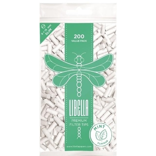 [502006] Filtros Livella Menthol Slim  x 20u