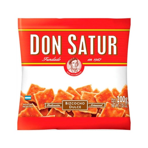 [217009] Don Satur Bizcochos Dulces 200gr x 30u