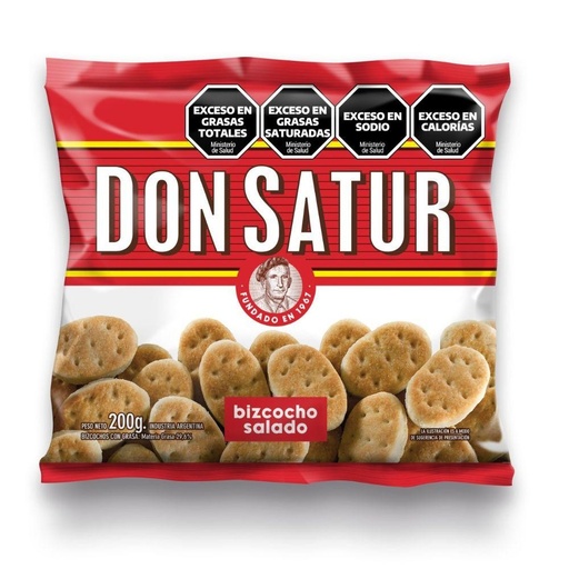 [217012] Don Satur Bizcochos Salados 200gr x 30u