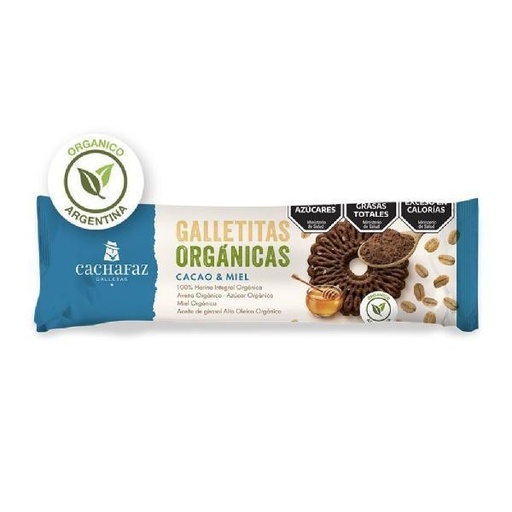 [217056] Galletitas Cachafaz Organicas Cacao Y Miel x21u  x 1u