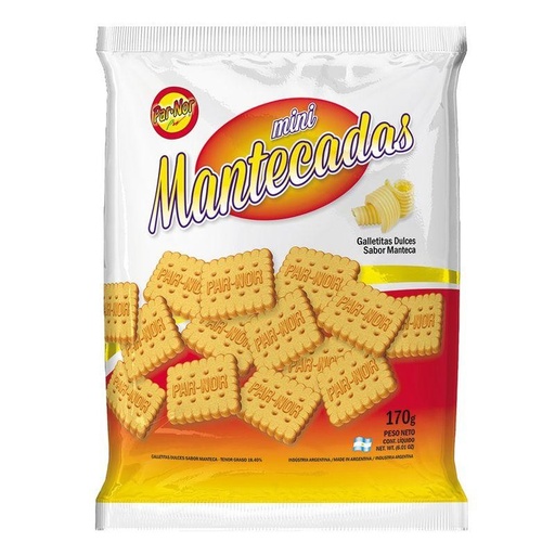 [217060] Galletitas Mini Mantecadas Parnor amos 170gr x 30u