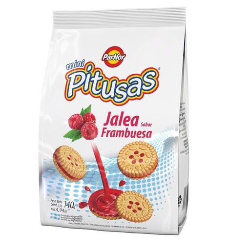 [217067] Galletitas Pitusas Jalea Parnor amos 140gr x 30u