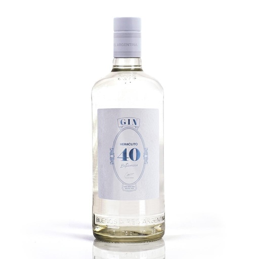 [114038] Gin Heraclito 40 Botanicos 700ml x 6u
