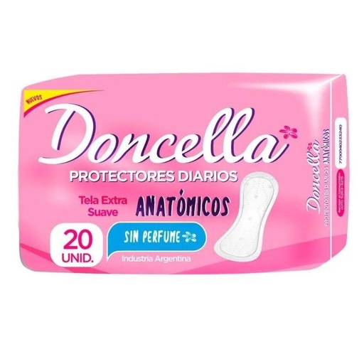 [301005] Protector Diario Anatomico Sin Perfume Doncella x 30u