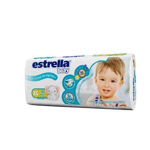 [301022] Pañal Estrella Extra Grande Hiperpack  x 1u
