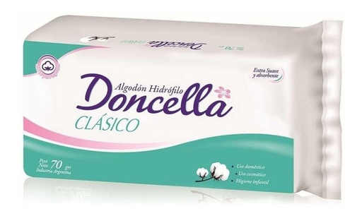 [301053] Algodon Doncella Hidrofilo Clasico Caja 70gr x 40u