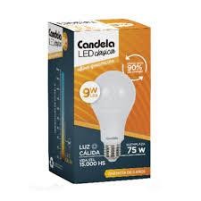 [401006] Lampara Led Candela 9W Calida  x 5u