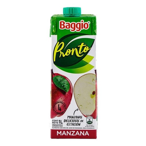 [116005] Jugo Baggio Manzana 1l x 8u