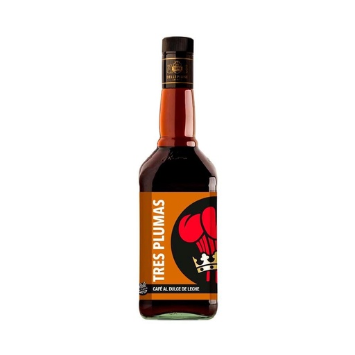 [117045] Licor Tres Plumas Cafe Al Dulce De Leche 700ml x 6u