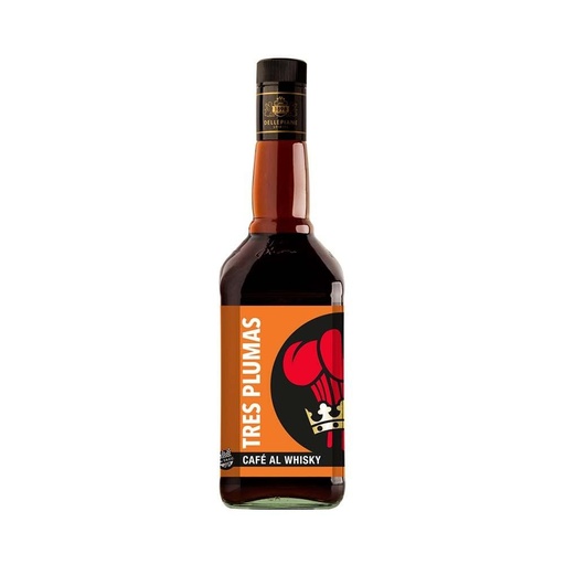 [117059] Licor Tres Plumas Cafe Al Whisky 700ml x 6u