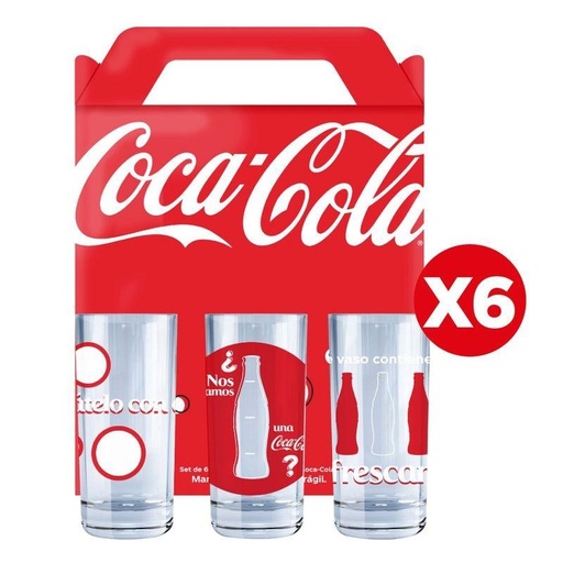 [402050] Merchandising Vasos Polipapel Coca Cola  x 1u
