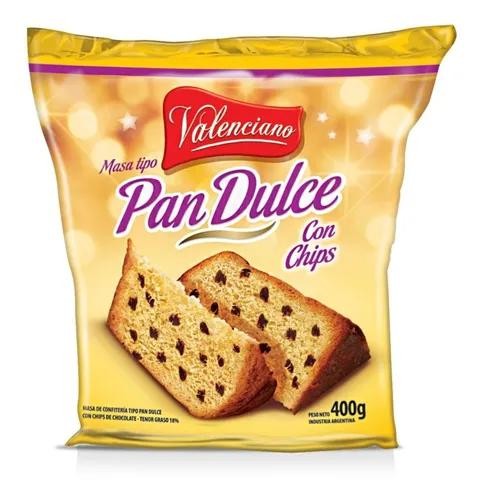[222005] Pan Dulce Valenciano C/Chips Gaona 400gr x 12u