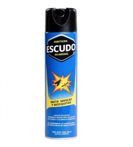 [405003] Insecticida Mata Moscas Y Mosquitos Escudo Sin Olor 220gr x 12u