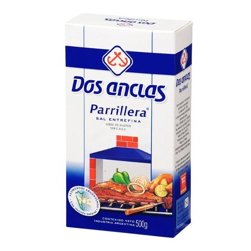 [226011] Sal Entrefina Estuche Pack Dos Anclas 500gr x 24u