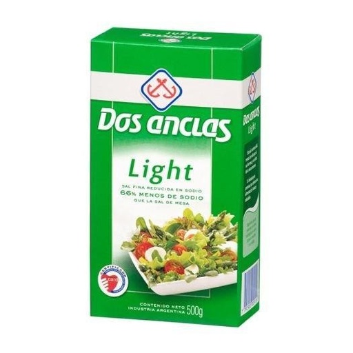 [226019] Sal Light Estuche Dos Anclas 500gr x 24u