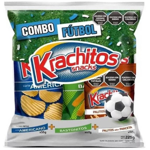 [228001] Combo Futbol Krachitos 210gr x 14u