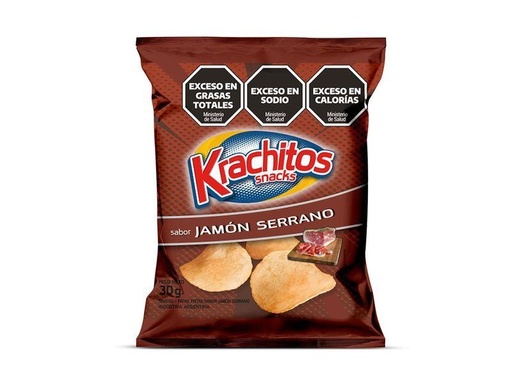 [228032] Papas Fritas Sabor Jamon Krachitos 30gr x 48u