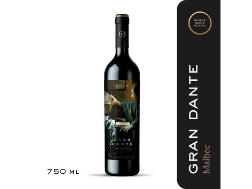 [127005] Vino Gran Dante Malbec 750ml x 6u
