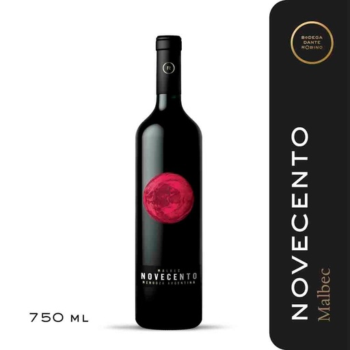 [127166] Vino Novecento Malbec 750ml x 6u