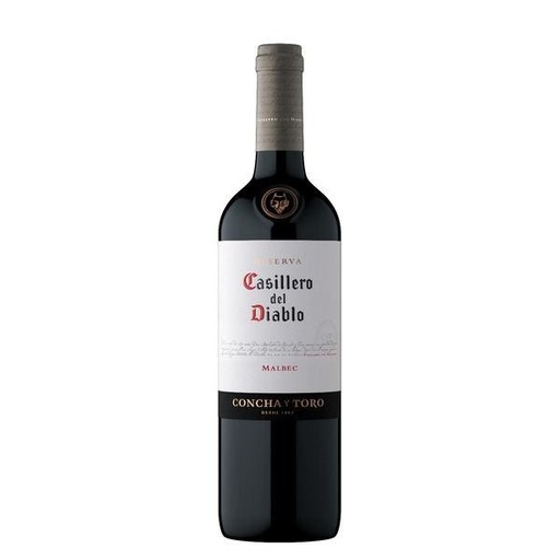 [127278] Vino Casillero Del Diablo Malbec 750ml x 6u