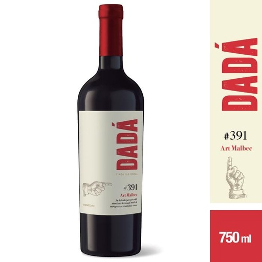 [127284] Vino Dada Art Malbec 750ml x 6u