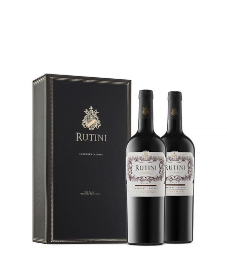 [127317] Vino Rutini Cabernet Sauvignon - Malbec Estuche 3X2 750ml x 6u