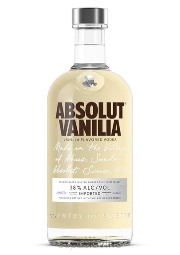 [128013] Vodka Absolut Vainilla 750ml x 1u