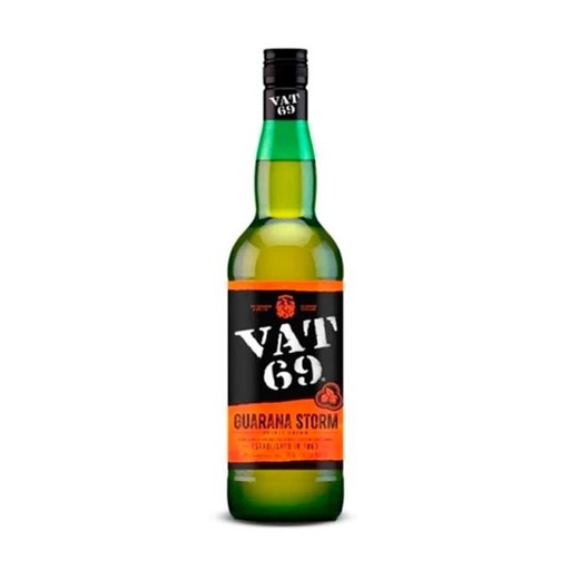 [129113] Whisky Vat 69 Guarana 700ml x 6u