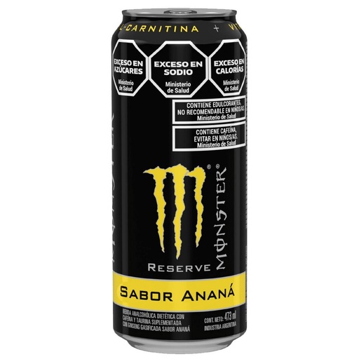 [104020] Energizante Monster Reserve Anana 473ml x 6u