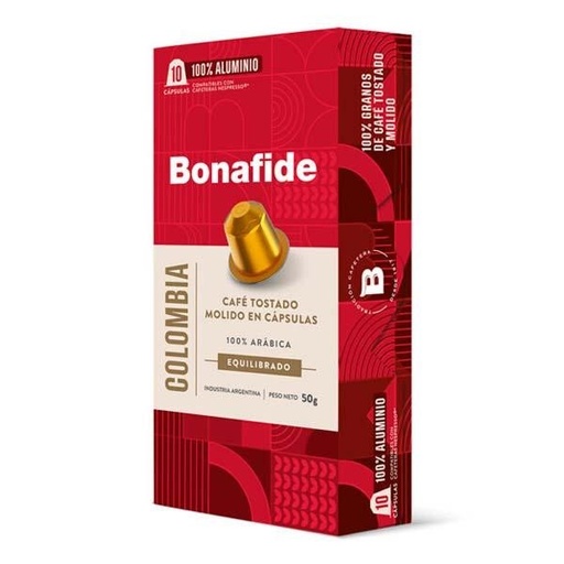 [208096] Capsulas Bonafide Colombia Display x 1u
