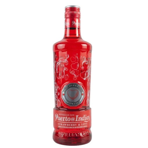 [114119] Gin Puerto de Indias Strawberry Love  x 1u